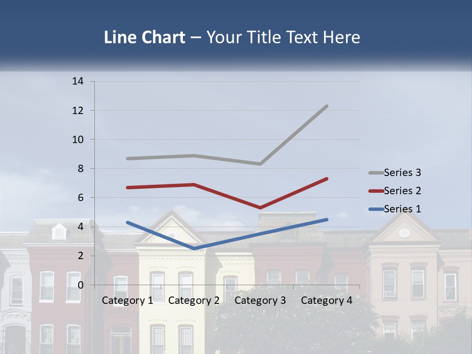 Residential Sky Row PowerPoint Template