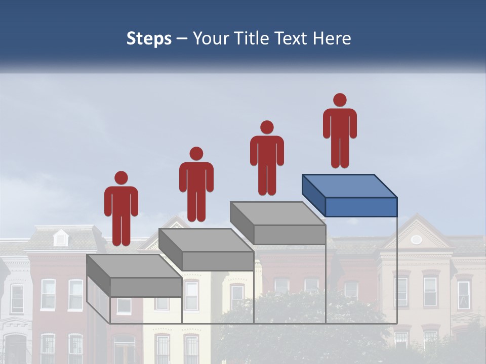 Residential Sky Row PowerPoint Template