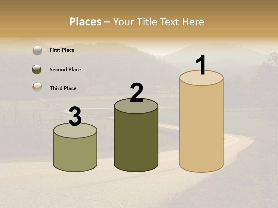 Hill Peaceful Crop PowerPoint Template