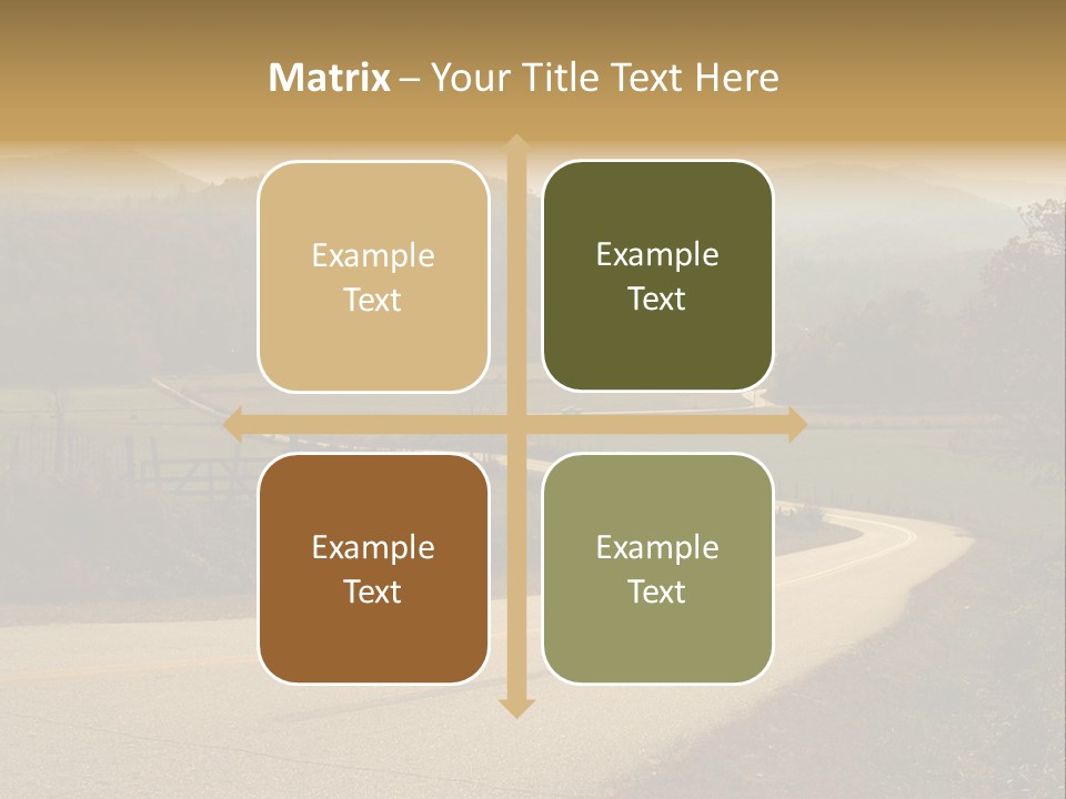 Hill Peaceful Crop PowerPoint Template