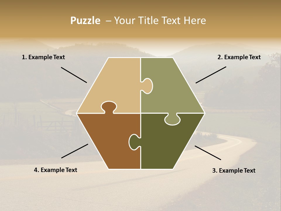 Hill Peaceful Crop PowerPoint Template