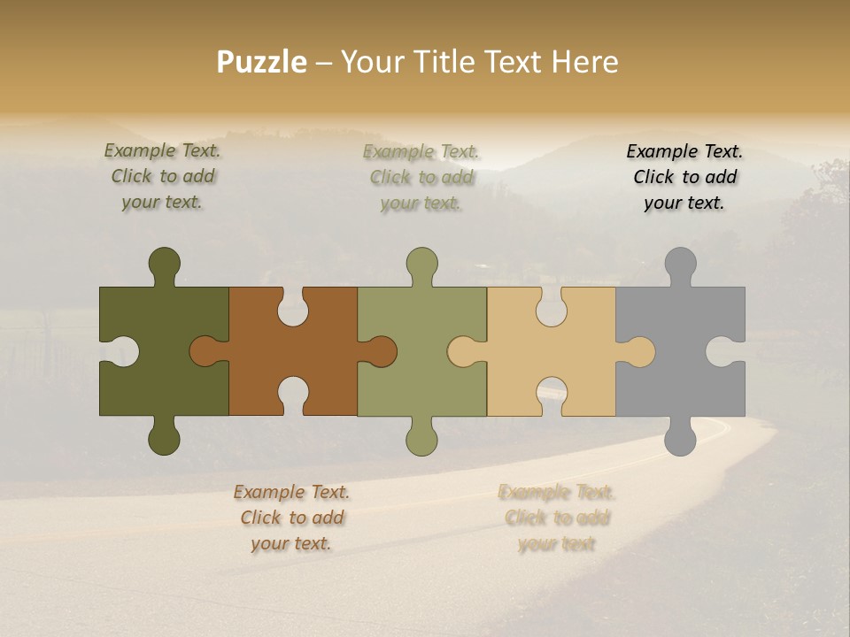 Hill Peaceful Crop PowerPoint Template