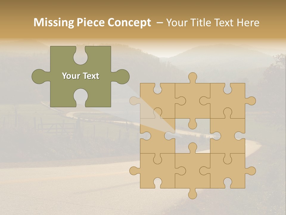 Hill Peaceful Crop PowerPoint Template