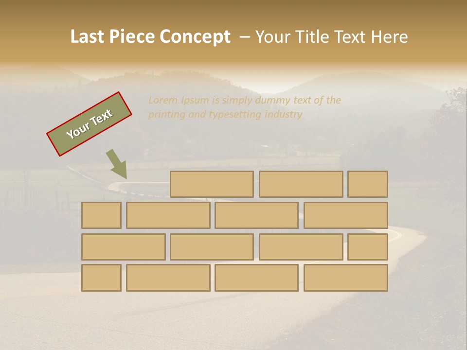 Hill Peaceful Crop PowerPoint Template