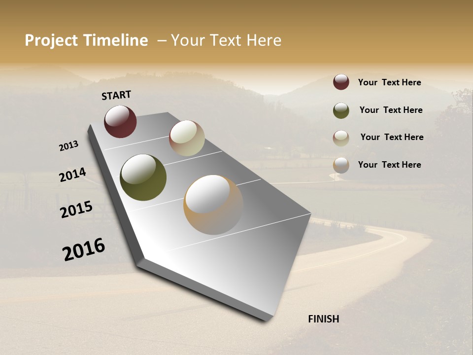Hill Peaceful Crop PowerPoint Template
