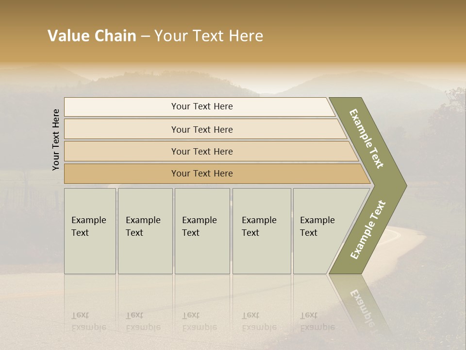 Hill Peaceful Crop PowerPoint Template