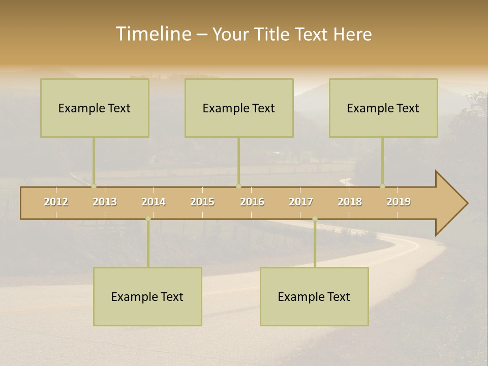 Hill Peaceful Crop PowerPoint Template