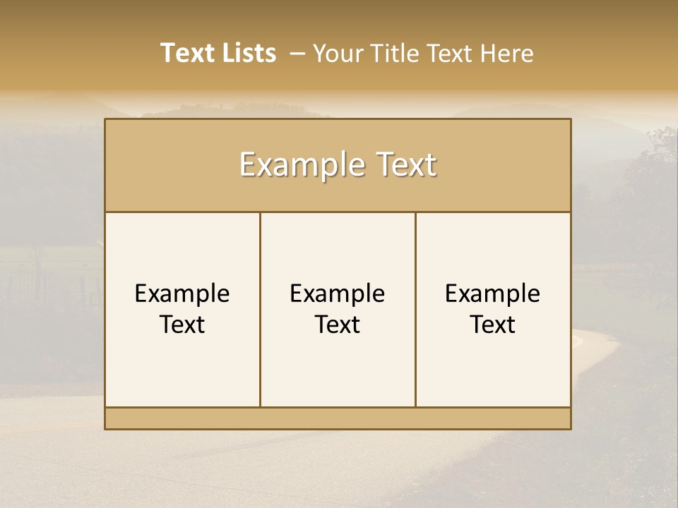 Hill Peaceful Crop PowerPoint Template