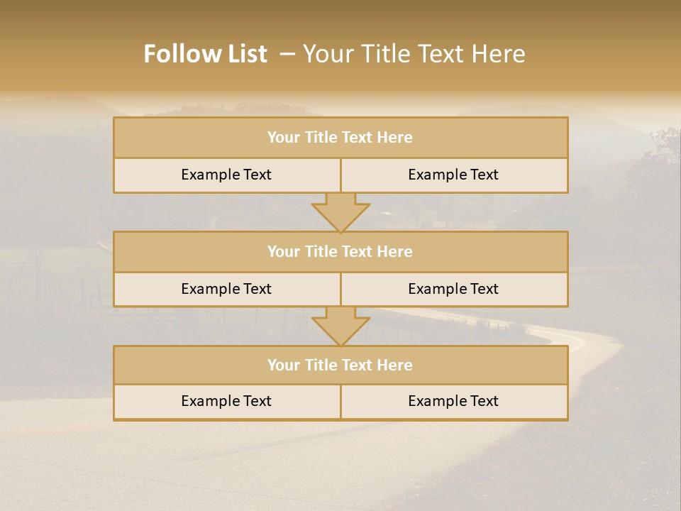 Hill Peaceful Crop PowerPoint Template