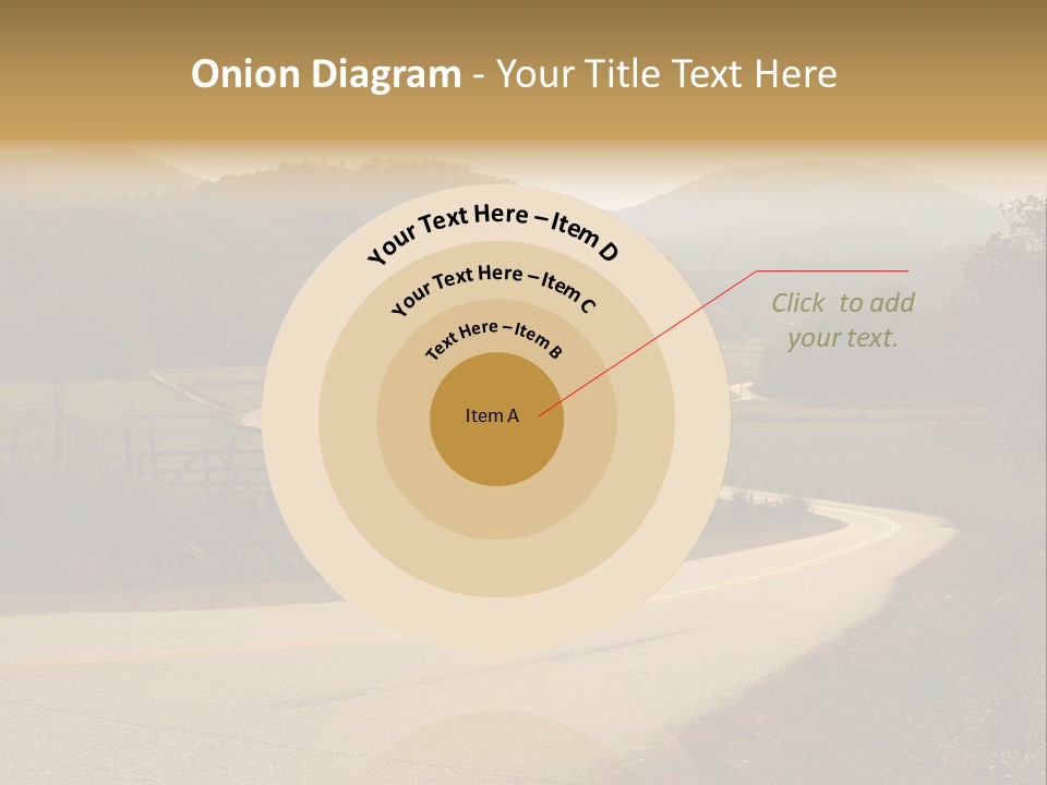 Hill Peaceful Crop PowerPoint Template