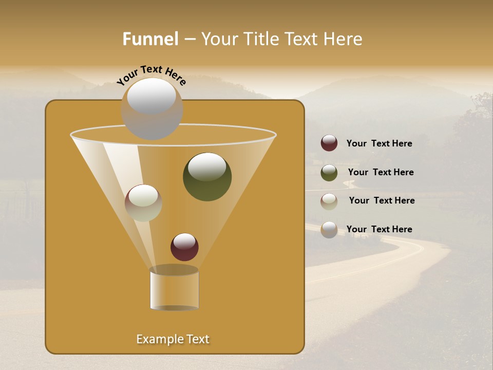 Hill Peaceful Crop PowerPoint Template