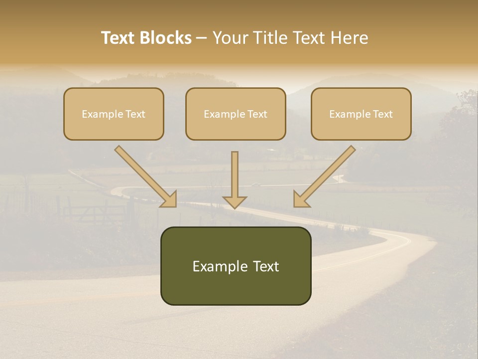 Hill Peaceful Crop PowerPoint Template