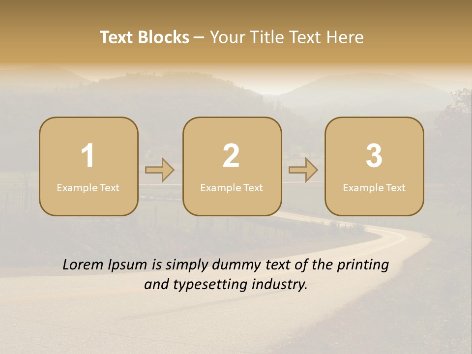 Hill Peaceful Crop PowerPoint Template