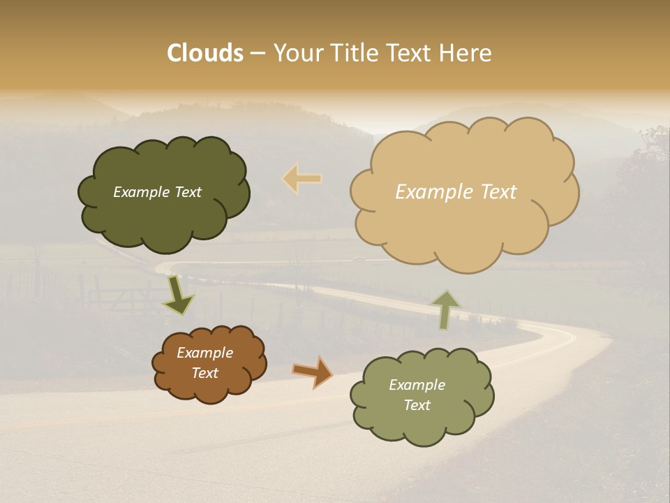 Hill Peaceful Crop PowerPoint Template