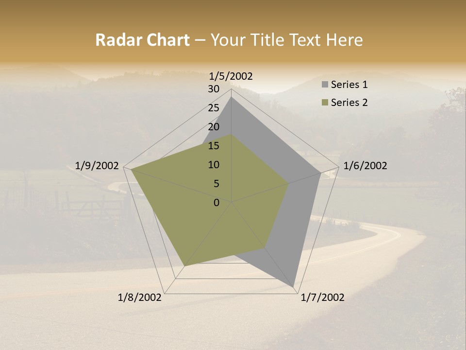Hill Peaceful Crop PowerPoint Template