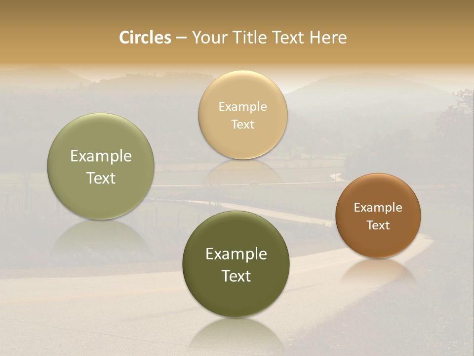 Hill Peaceful Crop PowerPoint Template