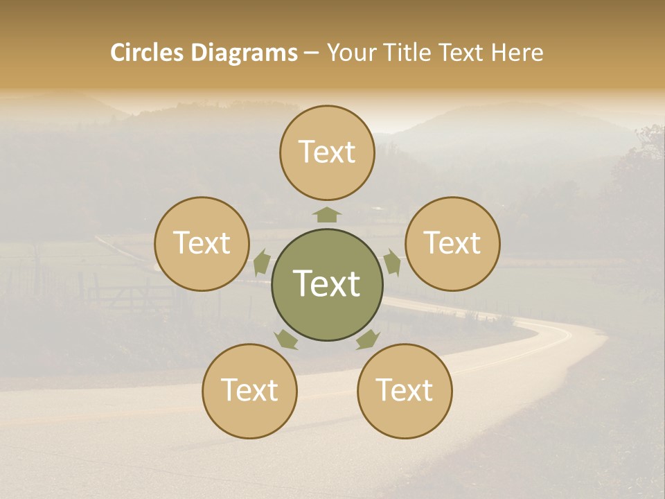 Hill Peaceful Crop PowerPoint Template