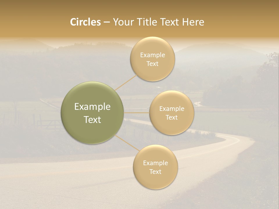 Hill Peaceful Crop PowerPoint Template