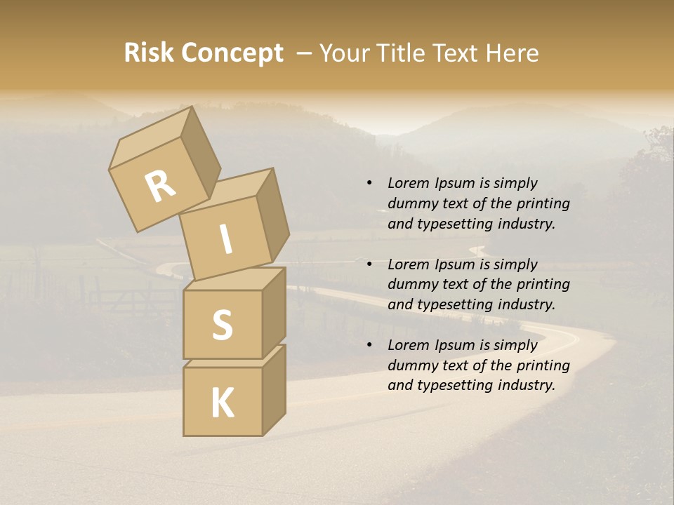 Hill Peaceful Crop PowerPoint Template