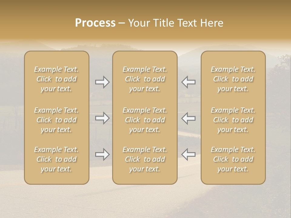 Hill Peaceful Crop PowerPoint Template