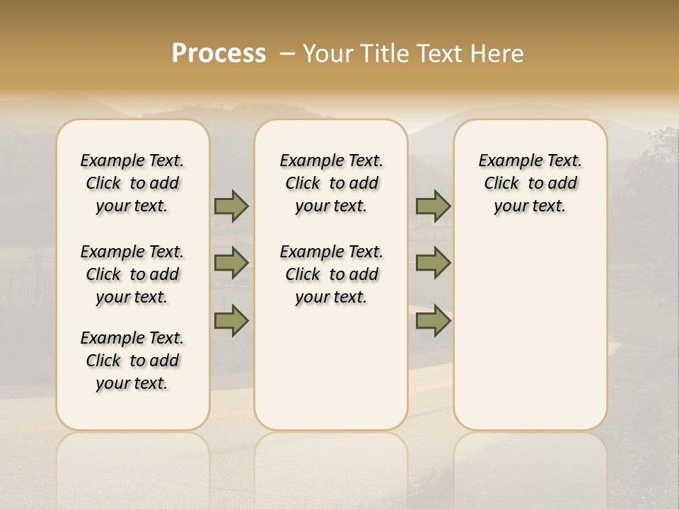 Hill Peaceful Crop PowerPoint Template