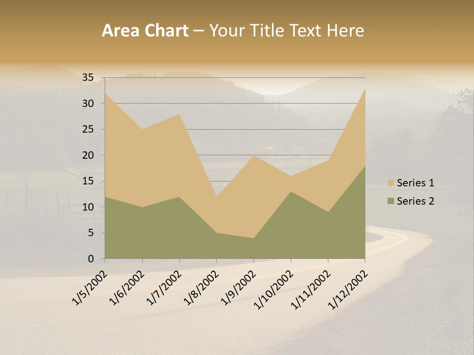 Hill Peaceful Crop PowerPoint Template