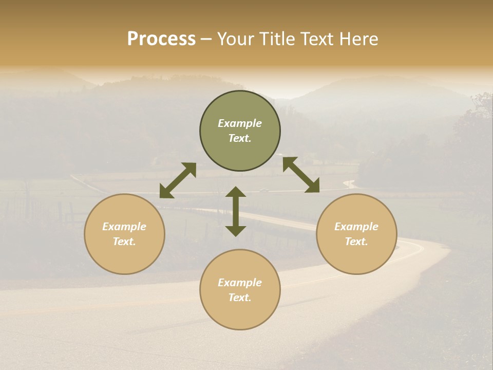 Hill Peaceful Crop PowerPoint Template