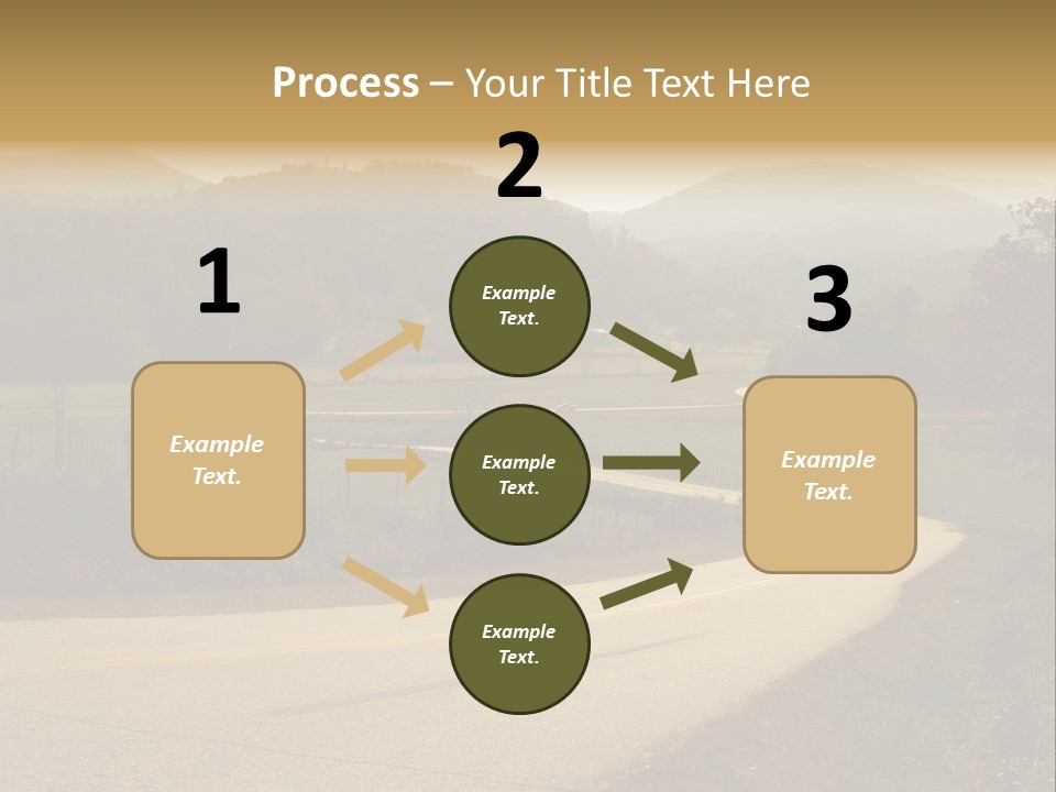 Hill Peaceful Crop PowerPoint Template