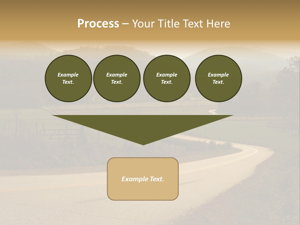 Hill Peaceful Crop PowerPoint Template