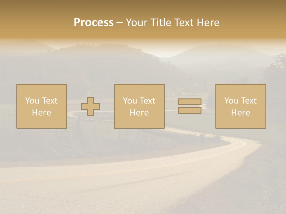 Hill Peaceful Crop PowerPoint Template