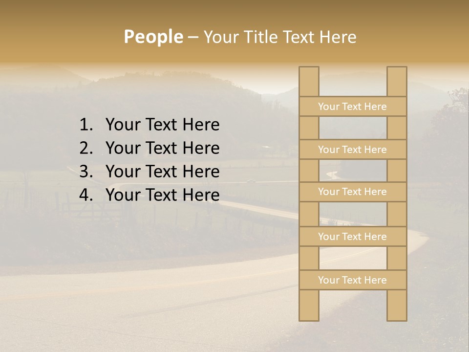 Hill Peaceful Crop PowerPoint Template