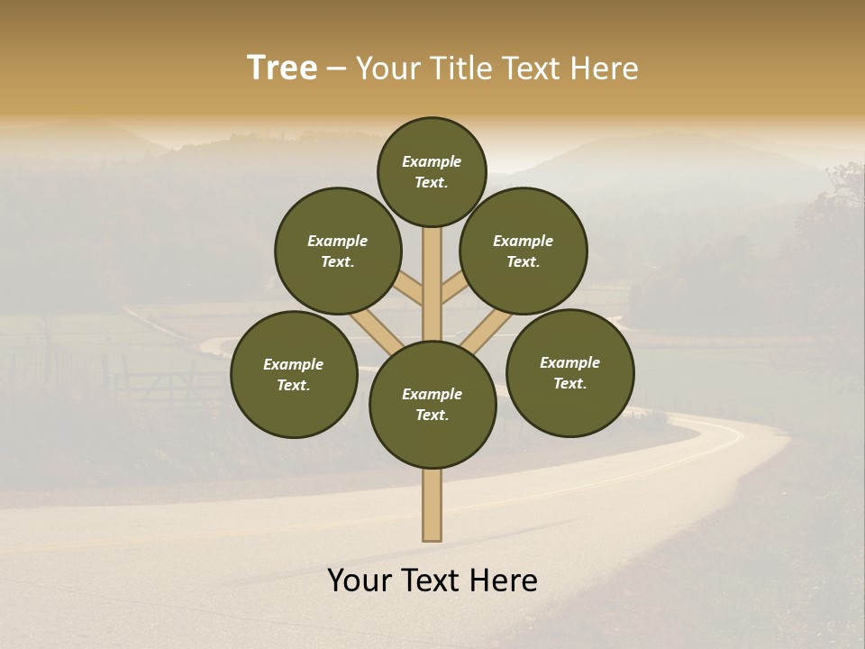 Hill Peaceful Crop PowerPoint Template