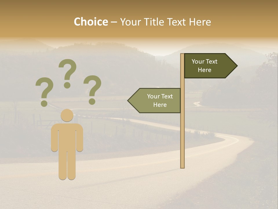 Hill Peaceful Crop PowerPoint Template