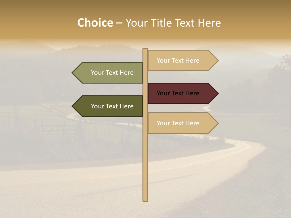 Hill Peaceful Crop PowerPoint Template