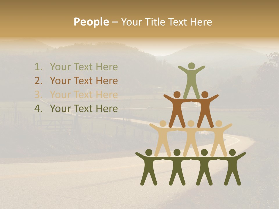 Hill Peaceful Crop PowerPoint Template