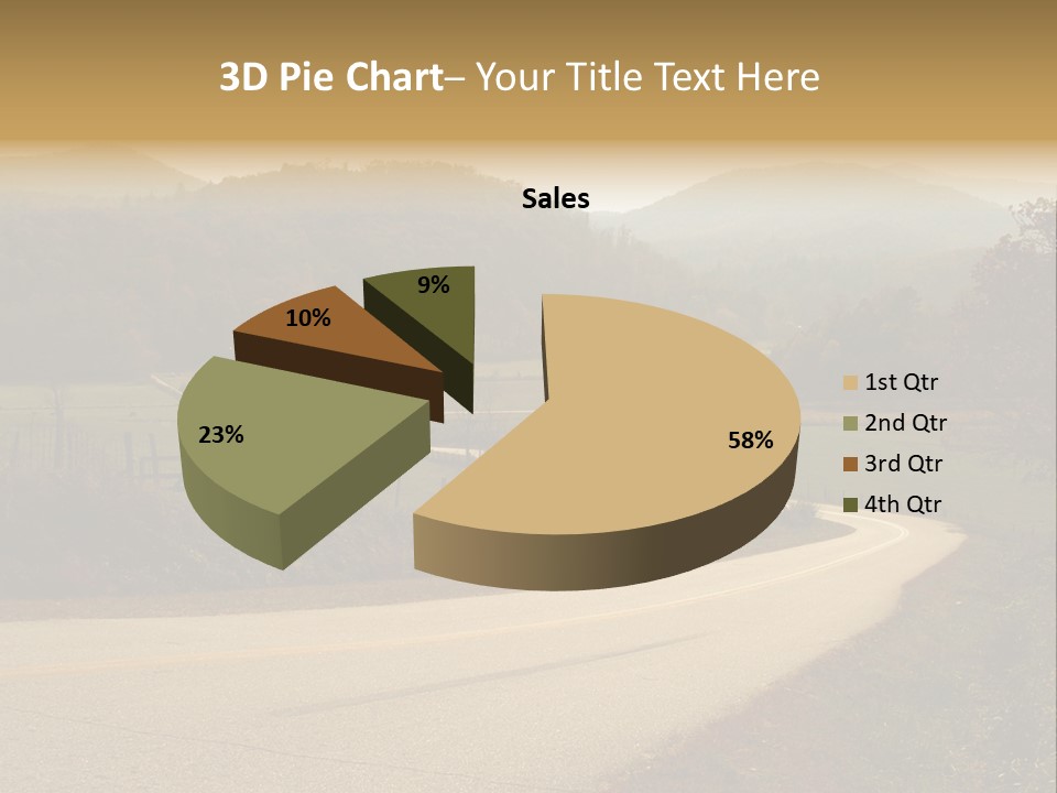 Hill Peaceful Crop PowerPoint Template