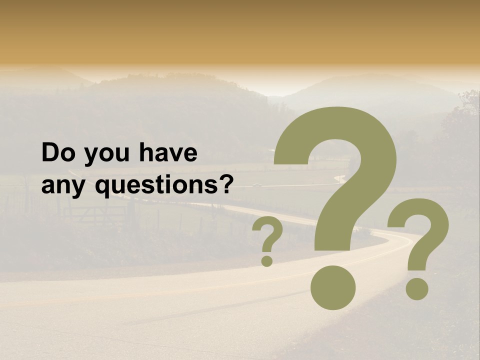 Hill Peaceful Crop PowerPoint Template