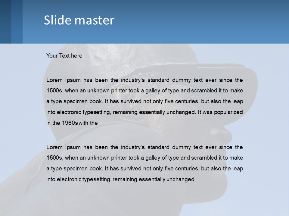 Pittsburgh Symbol Hof PowerPoint Template