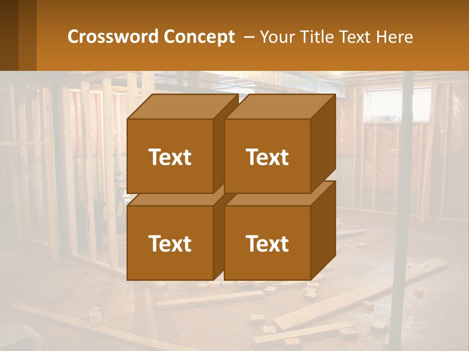 Subfloor Saw Hardware PowerPoint Template