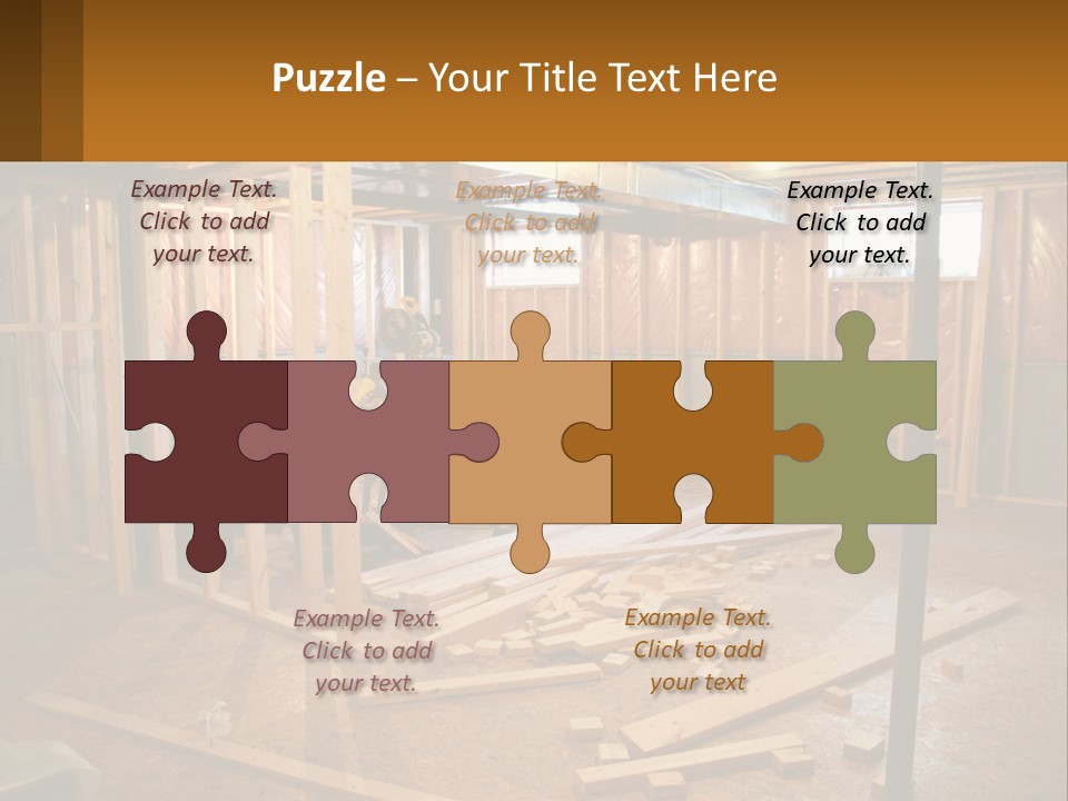 Subfloor Saw Hardware PowerPoint Template