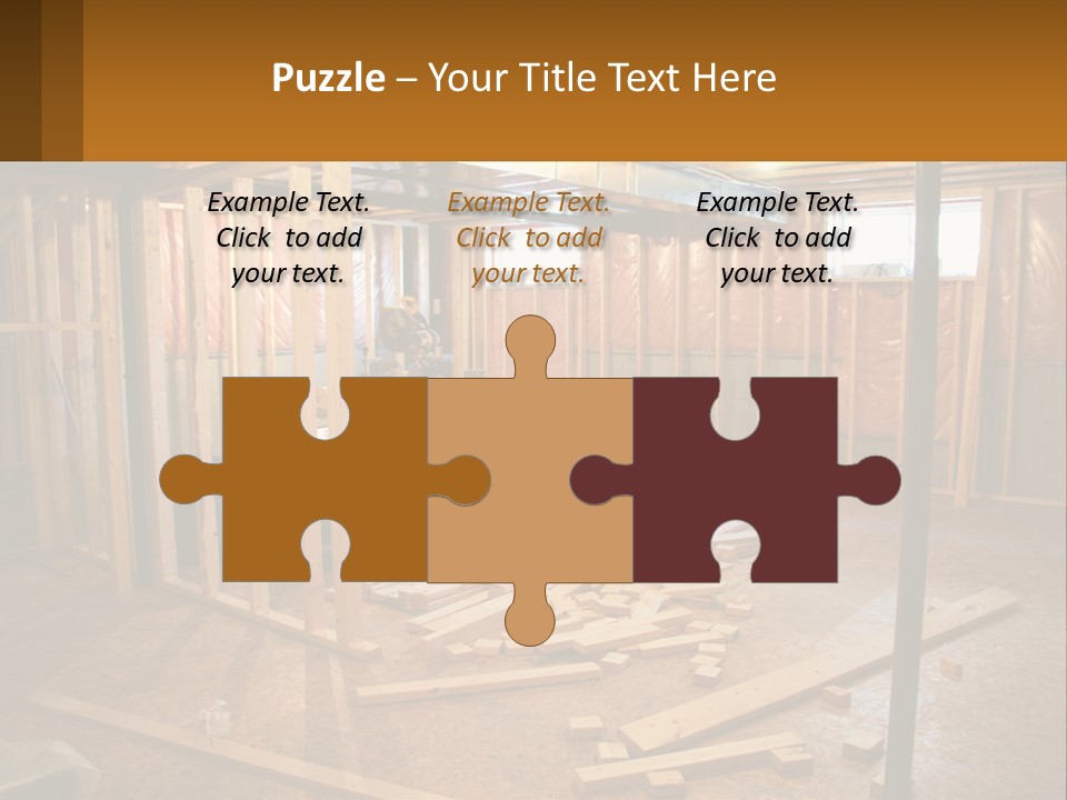 Subfloor Saw Hardware PowerPoint Template