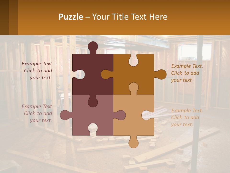 Subfloor Saw Hardware PowerPoint Template