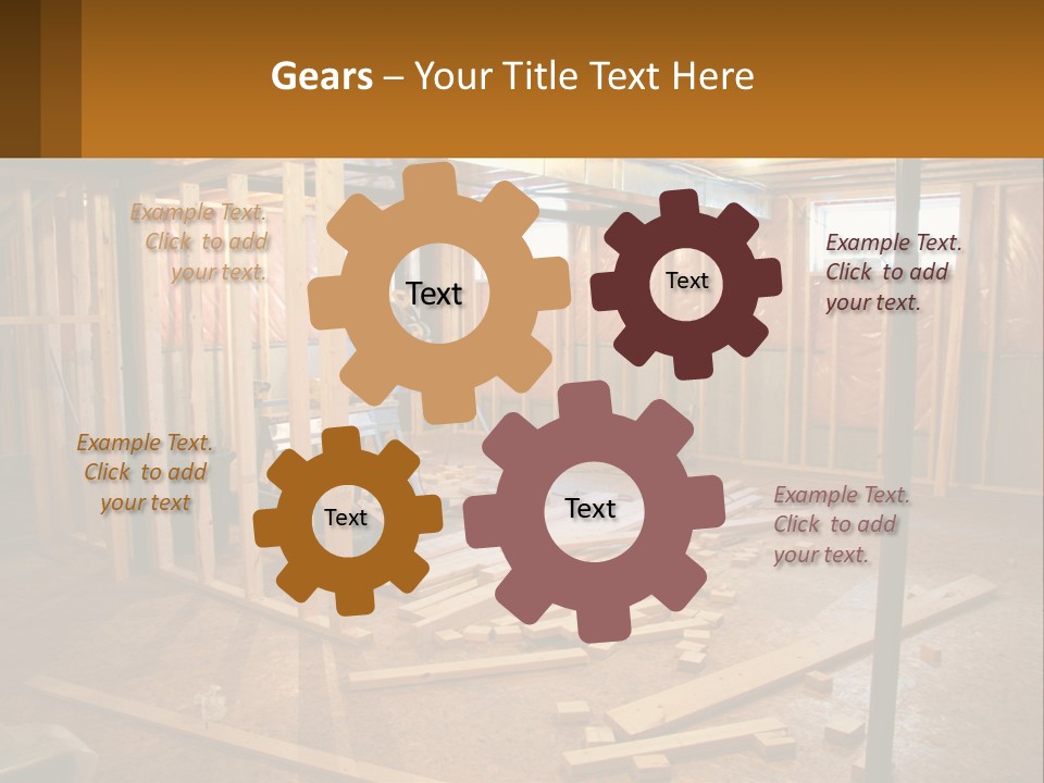 Subfloor Saw Hardware PowerPoint Template