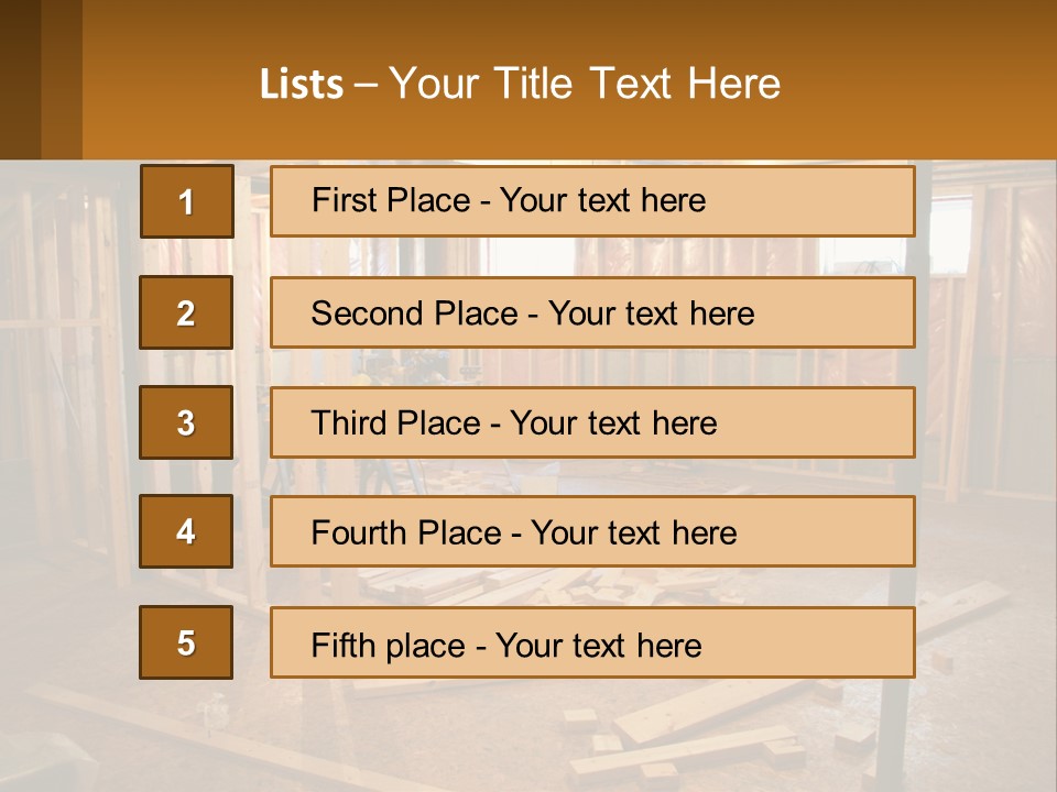Subfloor Saw Hardware PowerPoint Template