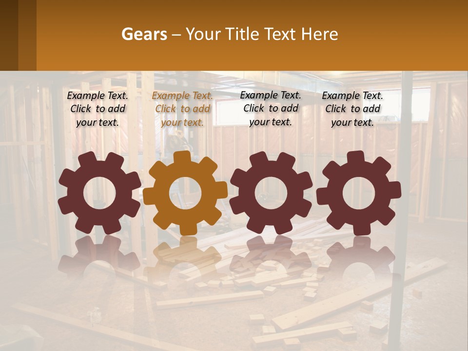 Subfloor Saw Hardware PowerPoint Template