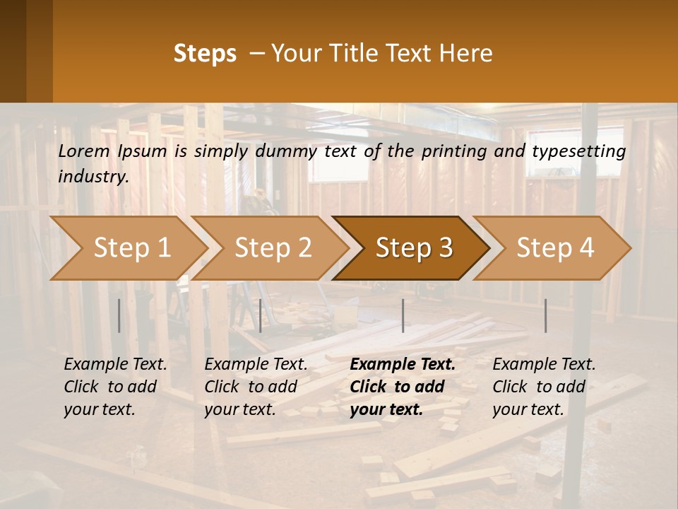 Subfloor Saw Hardware PowerPoint Template