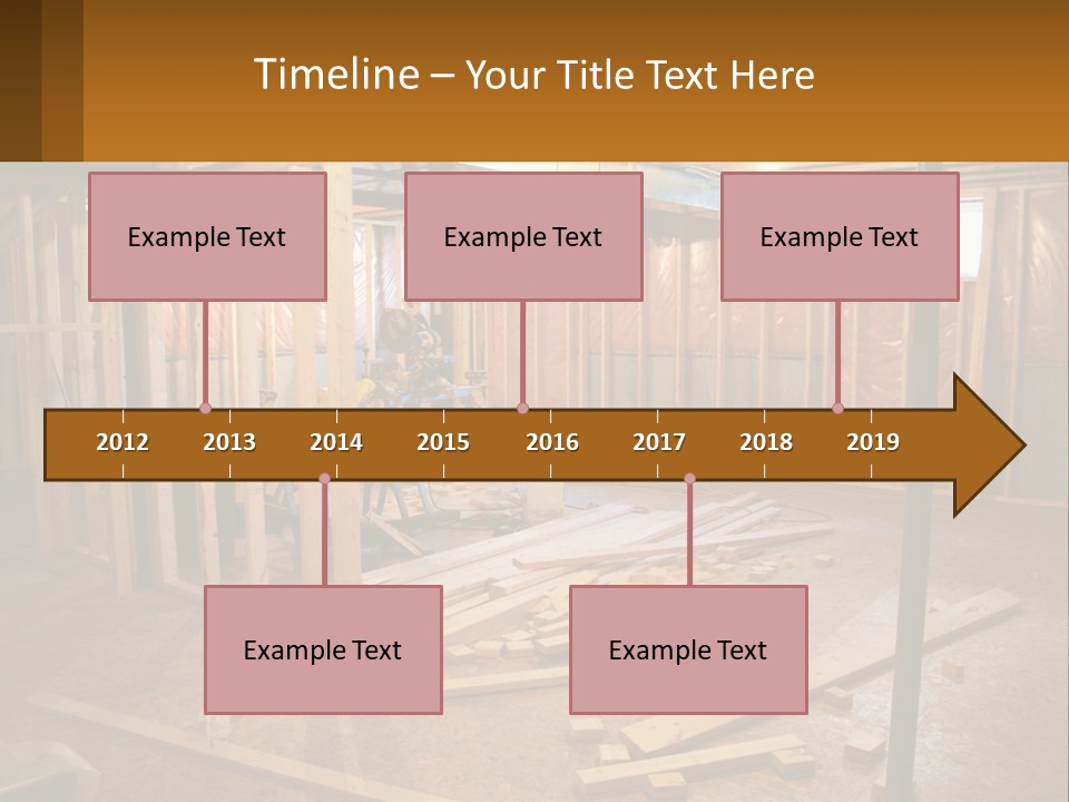 Subfloor Saw Hardware PowerPoint Template