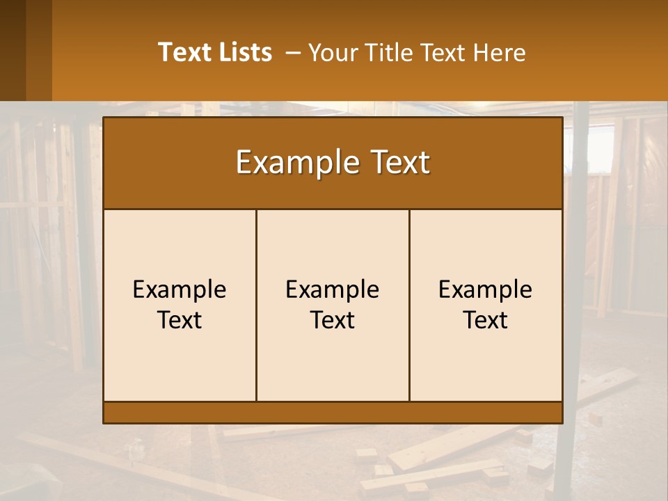 Subfloor Saw Hardware PowerPoint Template