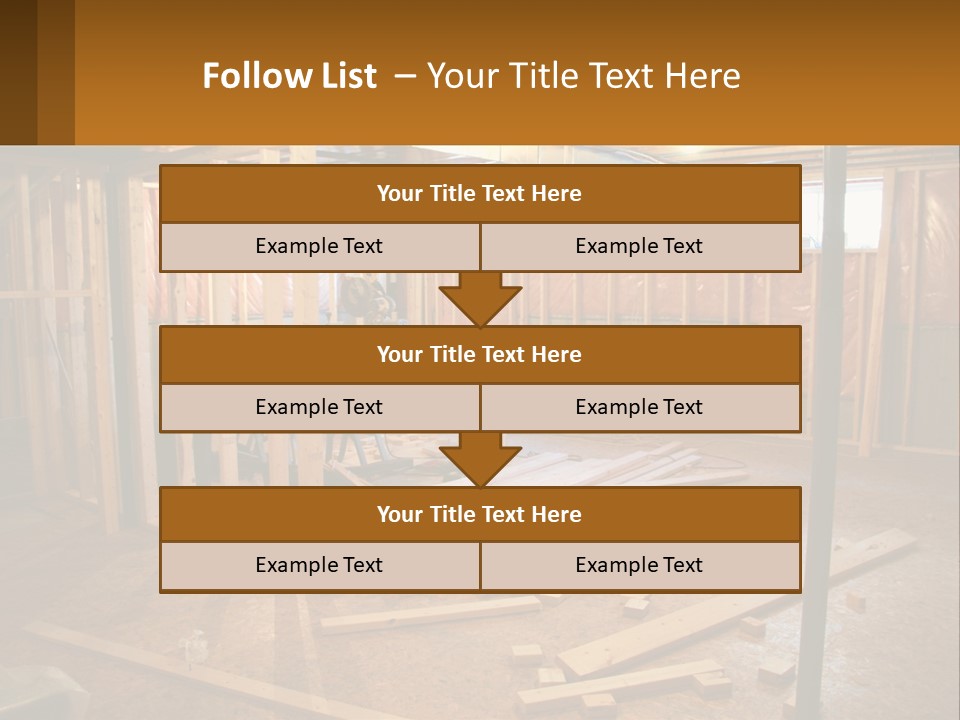 Subfloor Saw Hardware PowerPoint Template