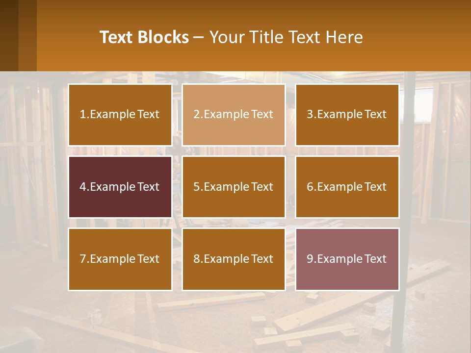 Subfloor Saw Hardware PowerPoint Template